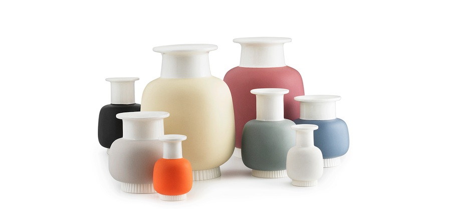 Normann Copenhagen - NIHAVN vases, design by Simon Legald - Courtesy of Normann Copenhagen.