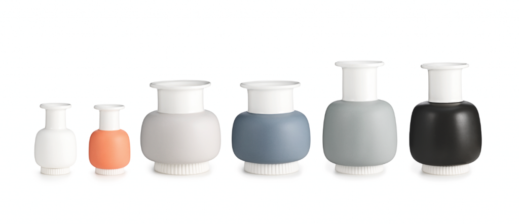Normann Copenhagen - NIHAVN vases, design by Simon Legald - Courtesy of Normann Copenhagen.