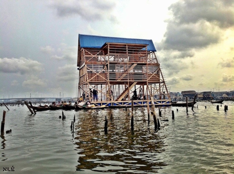 Mokoko Floating School by NLÉ - Photo: courtesy of NLÉ.
