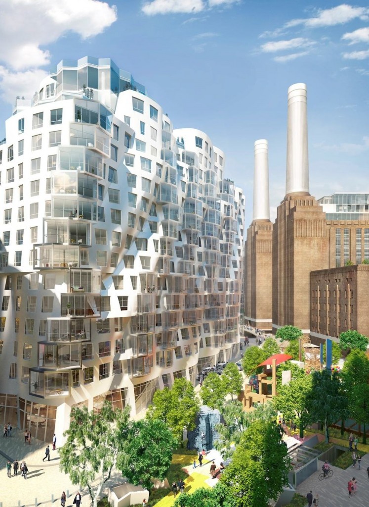 Battersea Power Station - Prospect Place and Prospect Park by Gehry Partners.