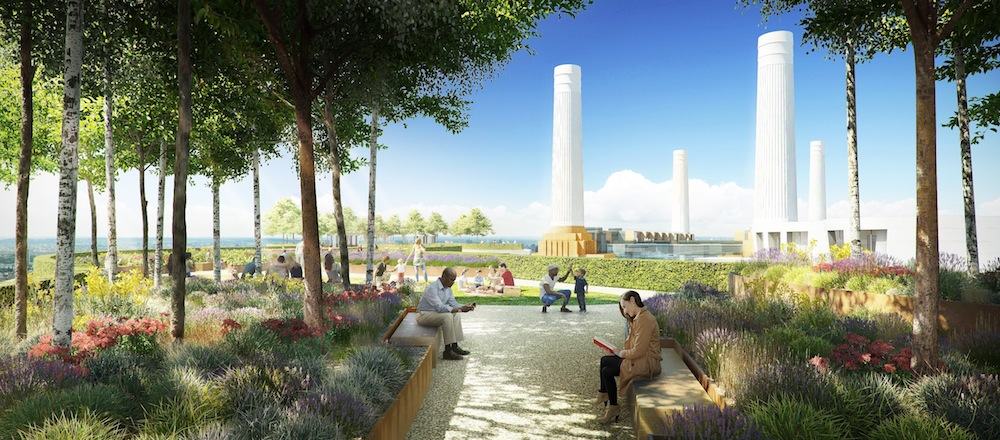 Battersea Power Station - Battersea Roof Garden by Foster+Partners