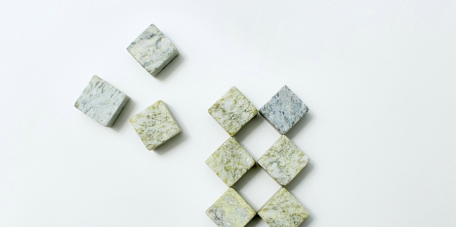 Ultimate Irish Design: Makers & Brothers with Hennessy & Byrne Connemara marble cubes.