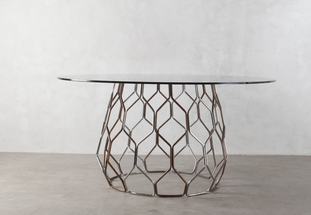 Flutty Dining Table by Industria Edizioni.