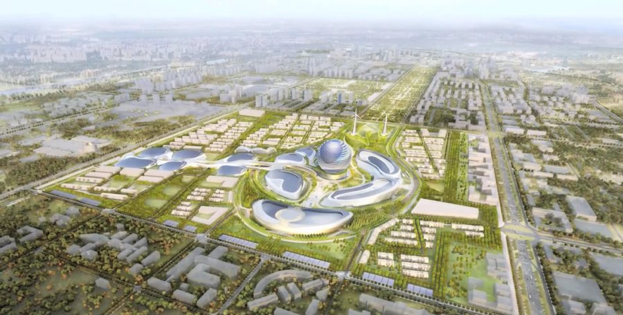 Astana Expo 2017, Masterplan - Frame from YT official video.