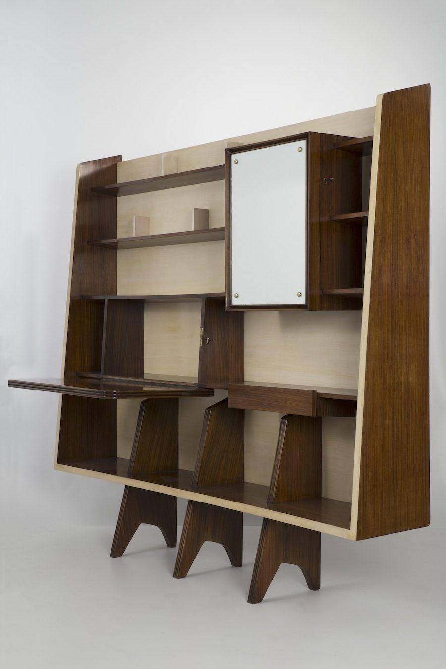 Library by Gio Ponti - Courtesy of Galleria Rossella Colombari.
