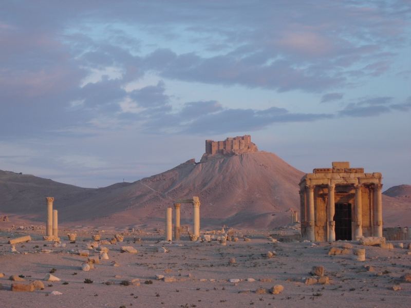 Palmira Bael Temple was blown up by ISIS - Photo by Djordje Tomic, Flickr CC 64087119@N00.
