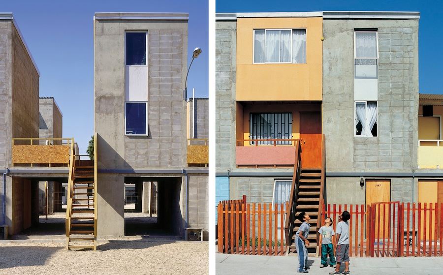 Aravena / ELEMENTAL: Quinta Monroy Housing, 2004, Iquique, Chile - Photos by Cristobal Palma.