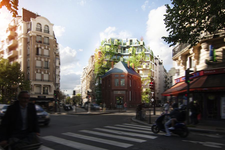 Red and BGPA: Bais Douches Castagnary- 15° arr - Courtesy of Reinveter.Paris.