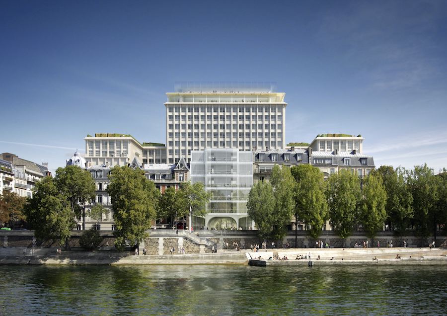 David Chiiperfiled + Olafur Eliasson and others: Immeuble Morland - Courtesy of Reinventer.Paris.