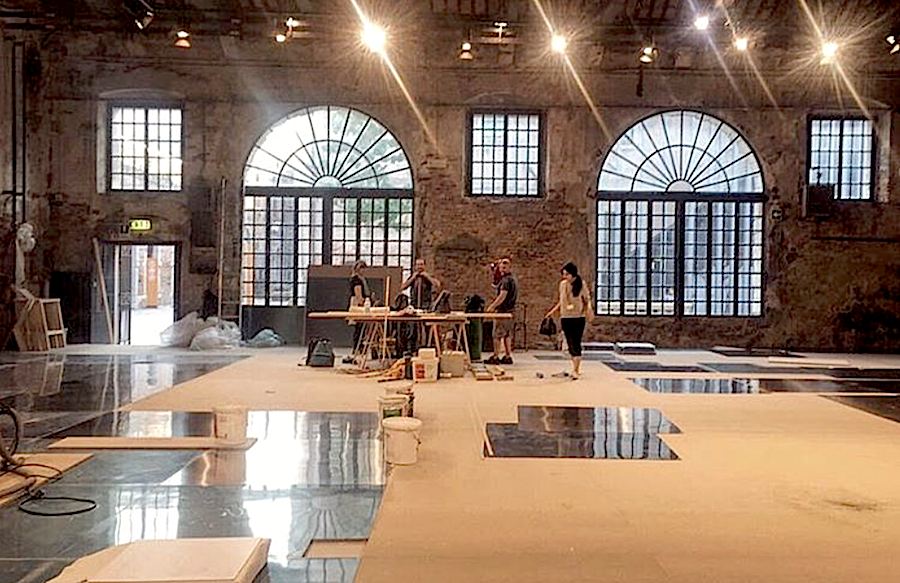 Venice Biennale 2016, Work in Progress - Ph. by Kuwait Pavilion (Instagram @kwtpavilion2016).