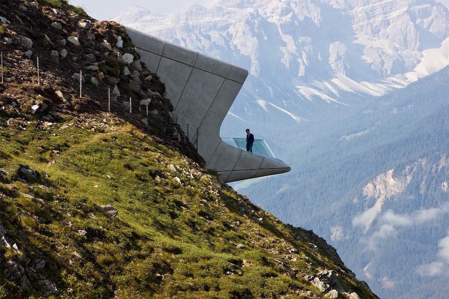 Messner Mountain Museum by Zaha Hadid Architects.