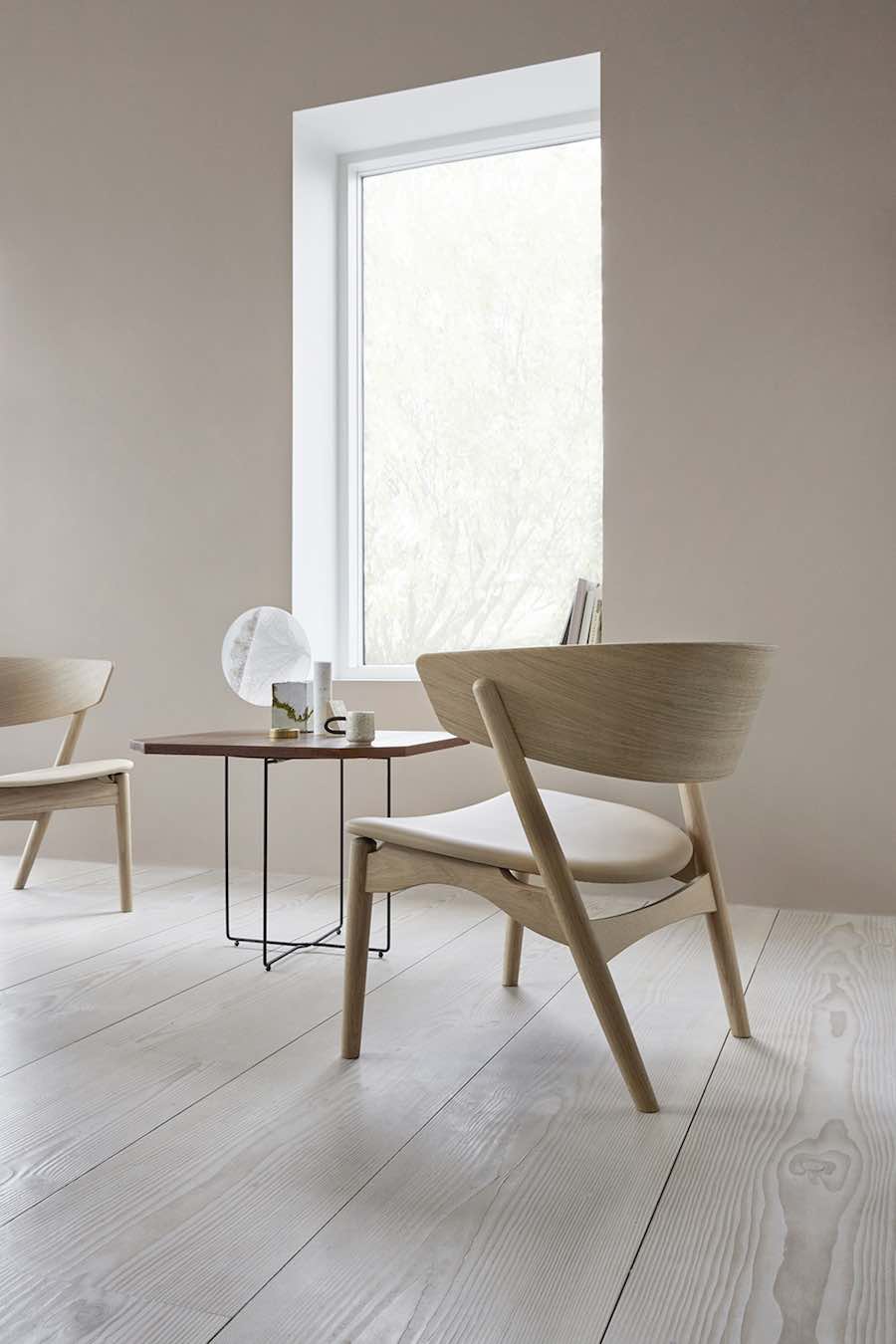 Sibast: Sibast No 7 Lounge oak laquered honey leather - Photo: courtesy of Sibast.