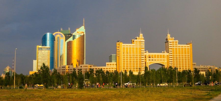Astana at Golden Hour - Photo by Ninara, CC BY 2.0
