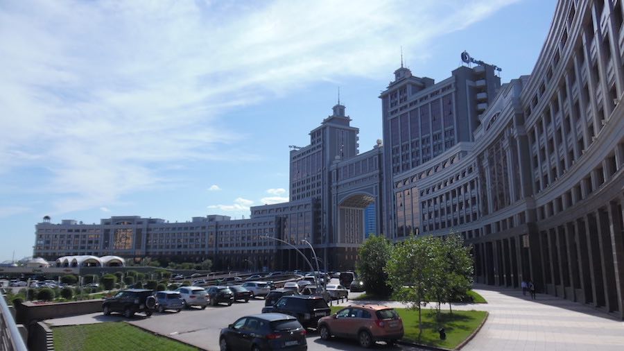 KazMunayGas HQ, Astana - Photo by Alex J. Butler, CC BY 2.0.