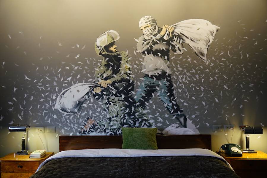 Walled Off Hotel - Photo: courtesy of the Walled Off Hotel and Banksy.