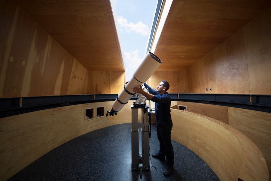 Gemma observatory - photo by Anmahian Winton Architects.
