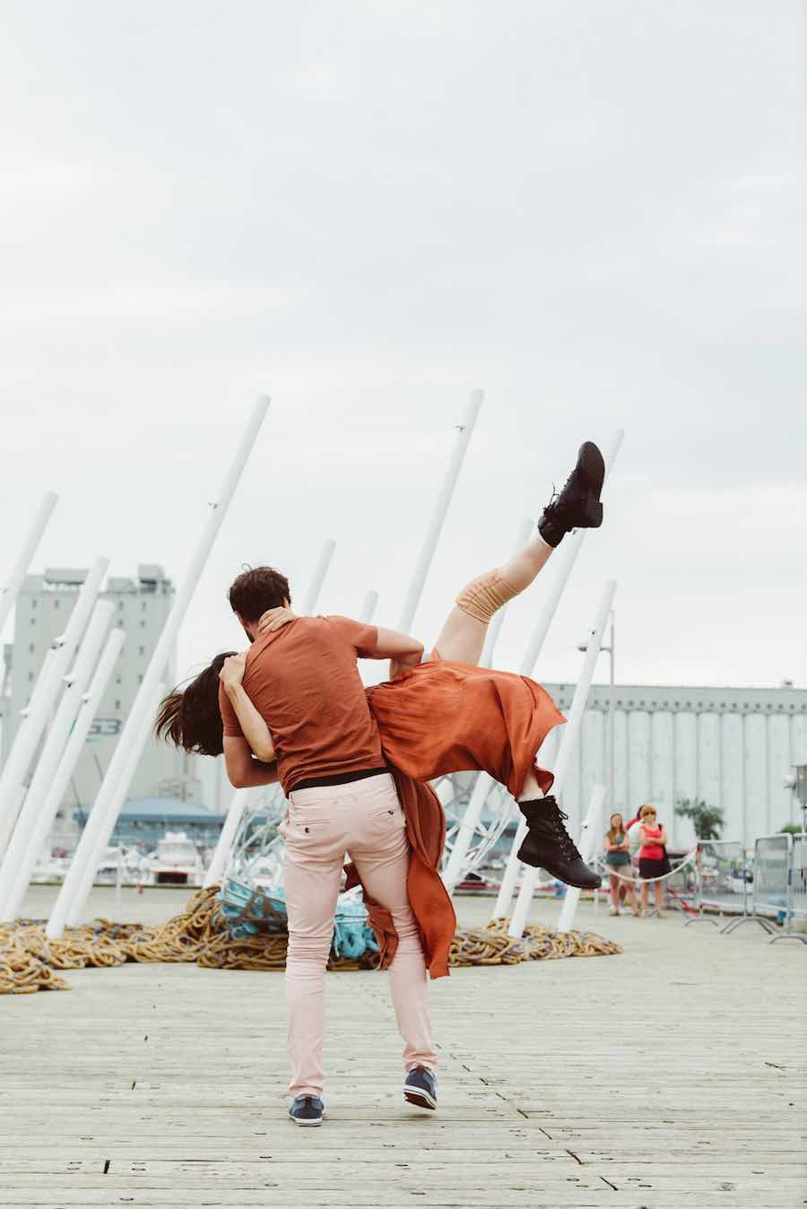 10 ON THE BEAUFORT SCALE (with Danse K par K performance) by Carole Baillargeon - photo by Stéphane Bourgeois, courtesy of EXMURO.