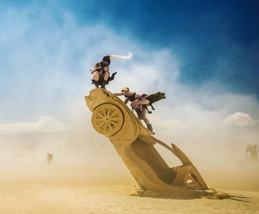 Burning Man 2017: Electric Renaissance - Photo by @sive99, IG.