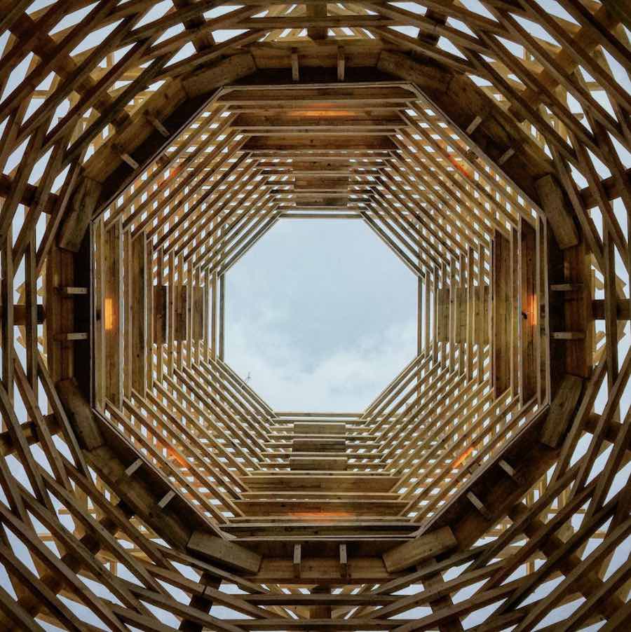 Burning Man 2017: The Temple - Photo by @benb_sf, IG.