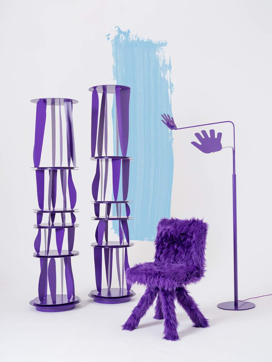 Crosby Studios’ ultraviolet and hands-full capsule collection for Opening Ceremony - Photo by Crosby Studios