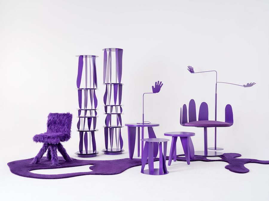 Crosby Studios’ ultraviolet and hands-full capsule collection for Opening Ceremony - Photo by Crosby Studios