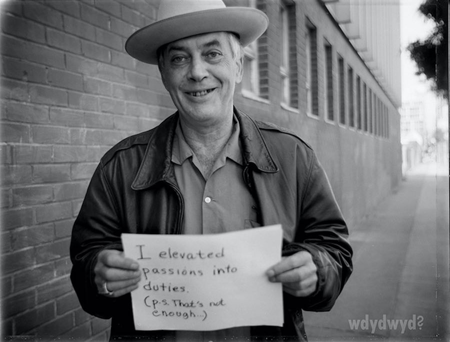Burning Man's founder Larry Harvey - Photo by Wdydwyd, CC-BY-SA.