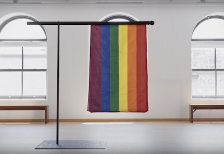LGBT architecture and design. Frame from the Pride Shield video - ©Pride Shield.
