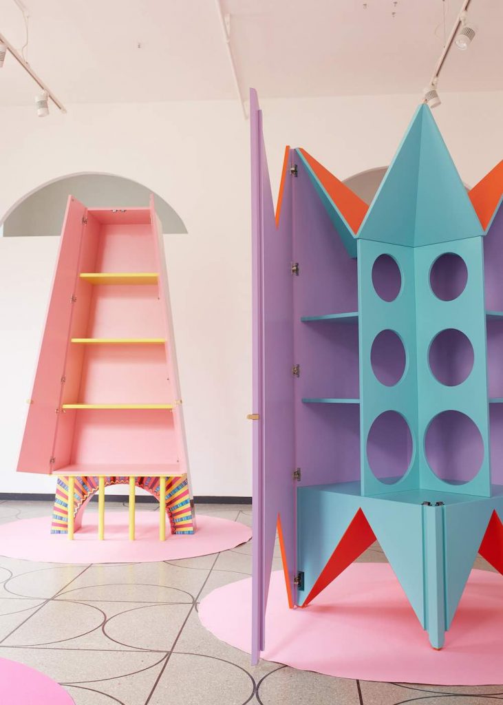 'Bourgeois nightmare' collection by Adam Nahaniel Furman with Abet Laminati x Camp Design Gallery - Photo by Abot Laminati.