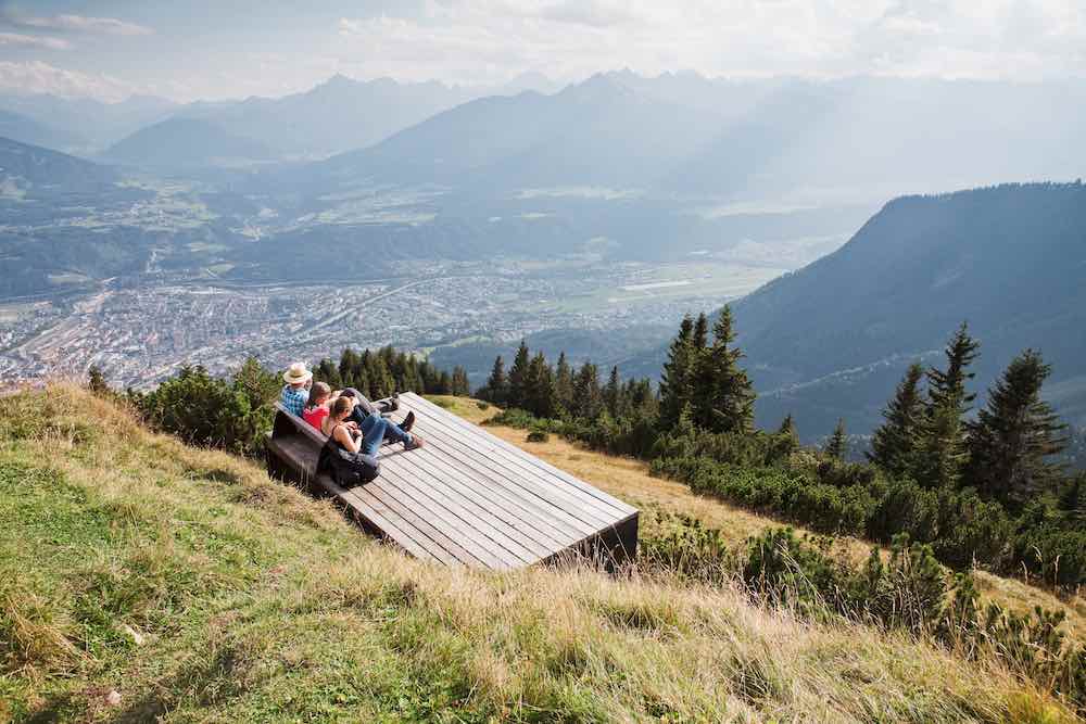 'Path of Perspectives' panorama trail by Snøhetta, Innsbruck 2019 - Photo by Christian Flatscher, courtesy of Snohetta.