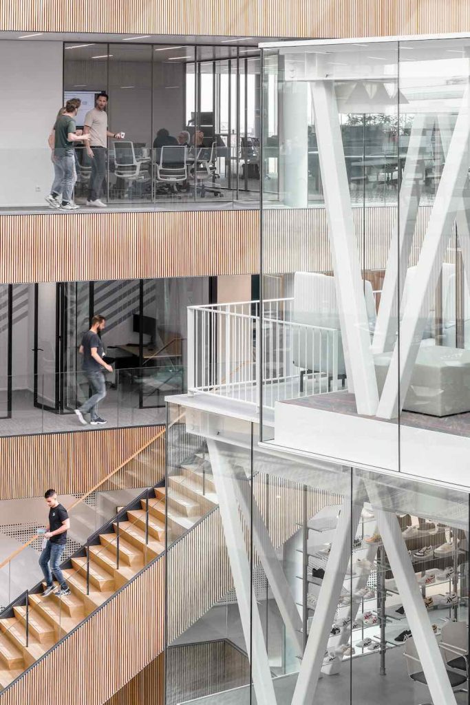 ASICS EMEA HQs by Powerhouse Company - Photography by Sebastian van Damme, courtesy of Powerhouse Company.