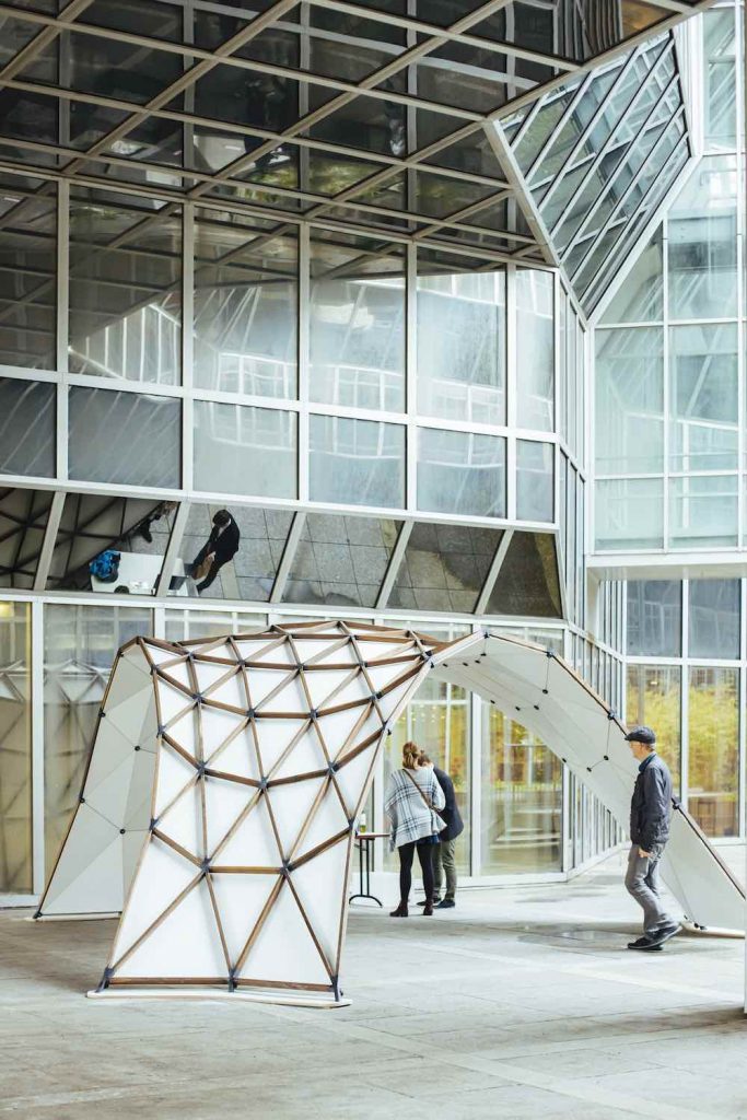 Opti-Knot-3D Pavillon - Photo: ©Kollektiv Fischka-Maria Noisternig and Vienna Design Week.