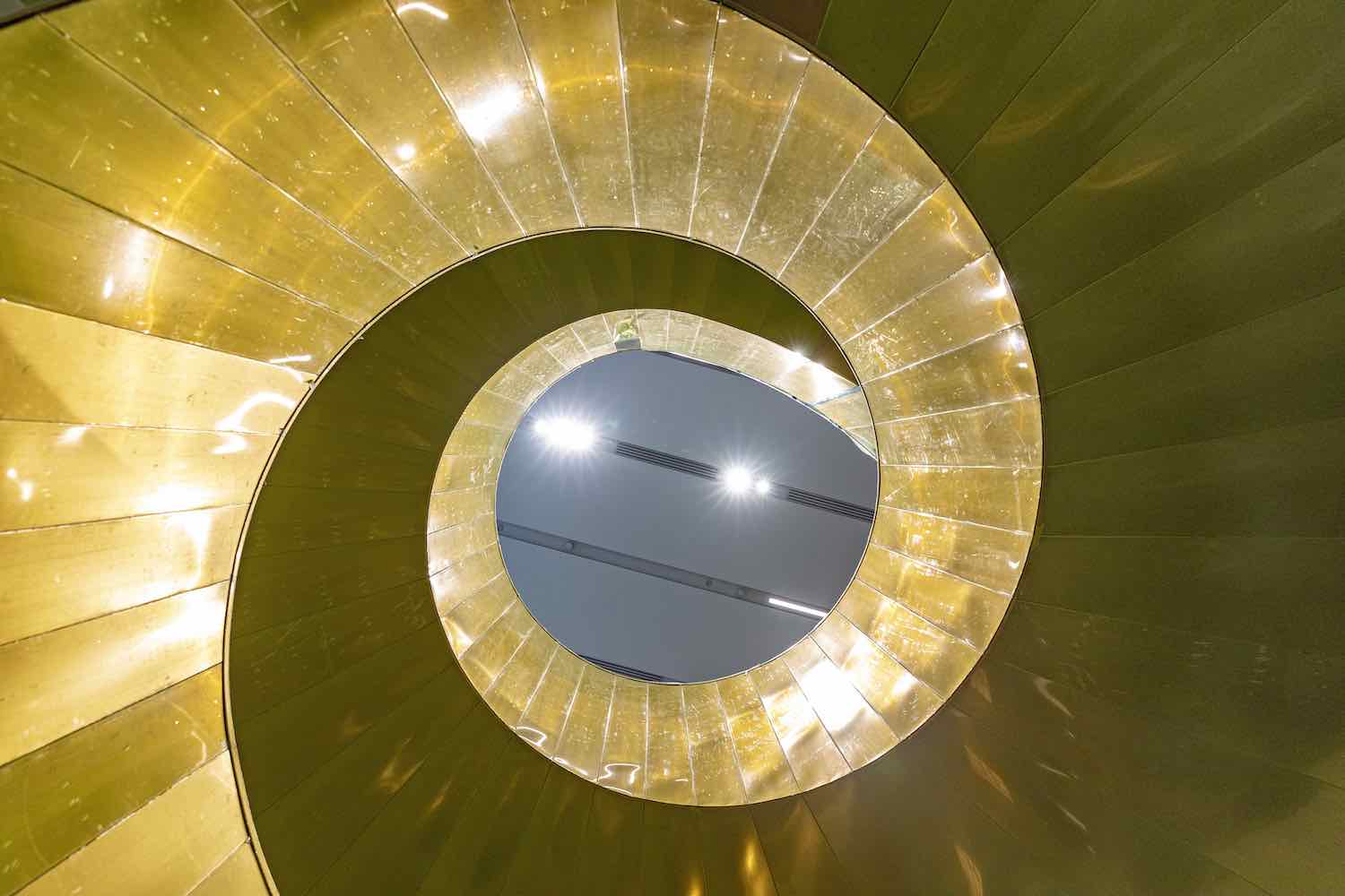 New Museum for Western Australia. Spiral staircase - Photo by Michael Haluwana, Aeroture.