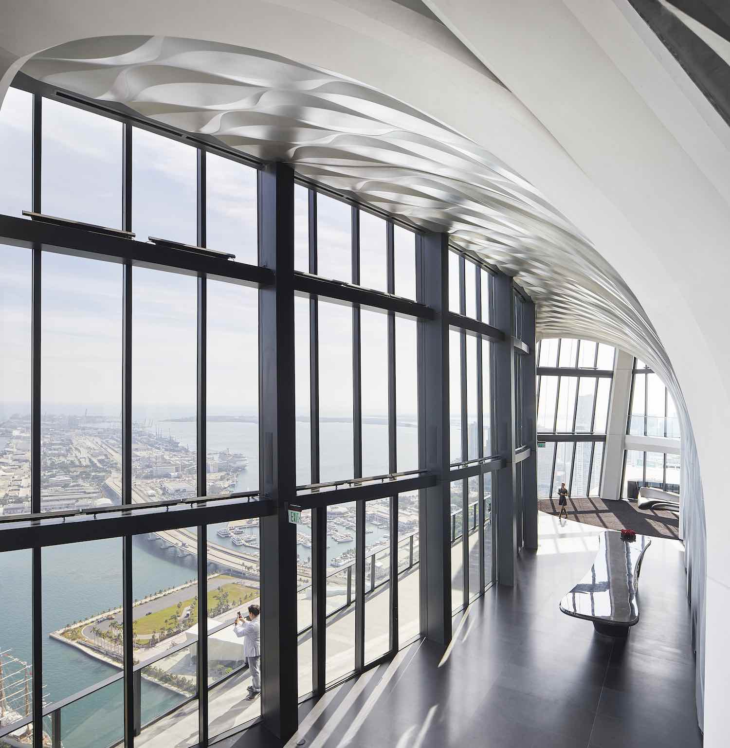One Thousand Museum skyscraper by Zaha Hadid Architects in Miami - Photo ©Hufton+Crow.