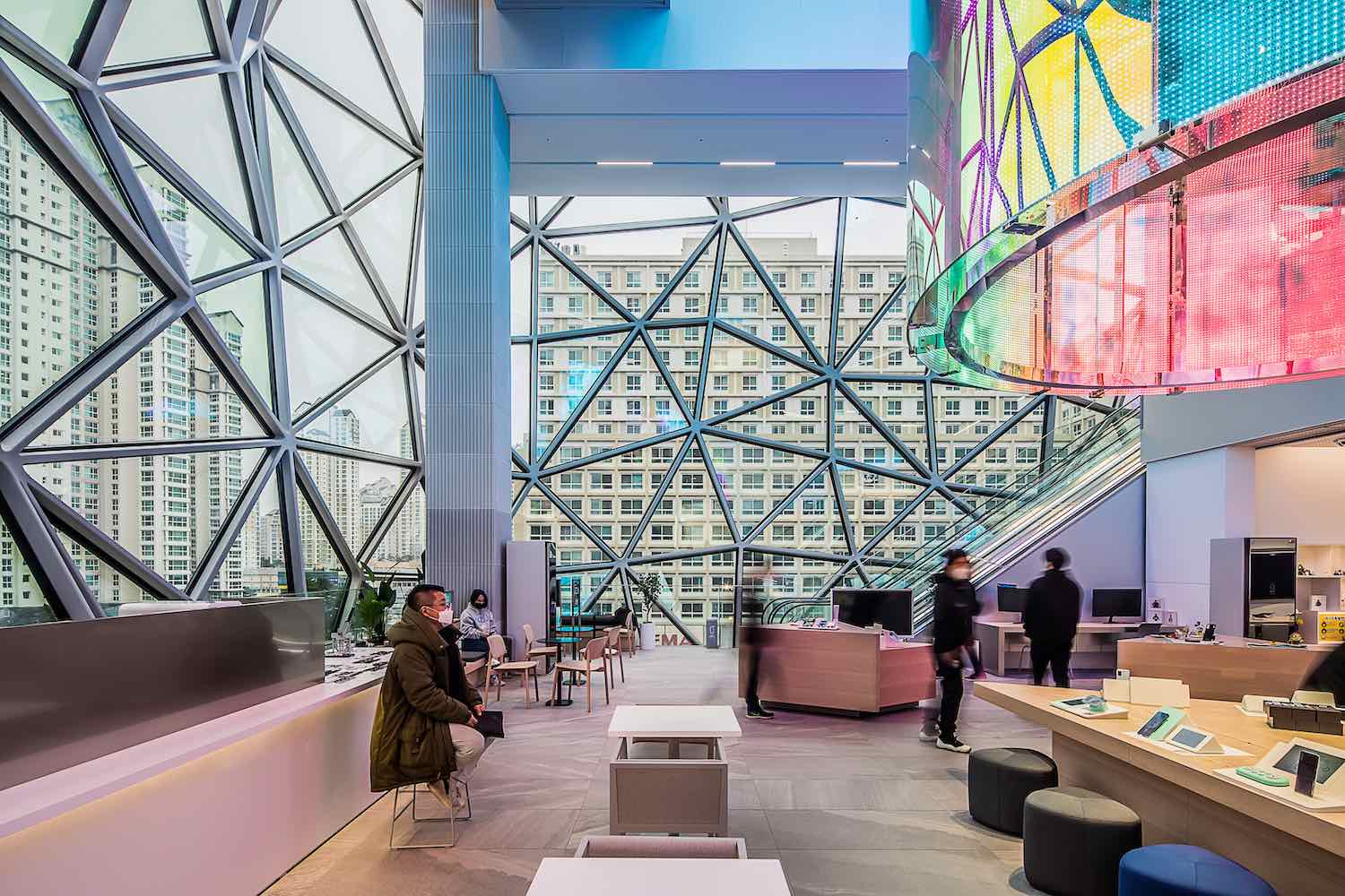 Gwanggyo Galleria by OMA - photo by © Hong Sung Jun, courtesy of OMA.