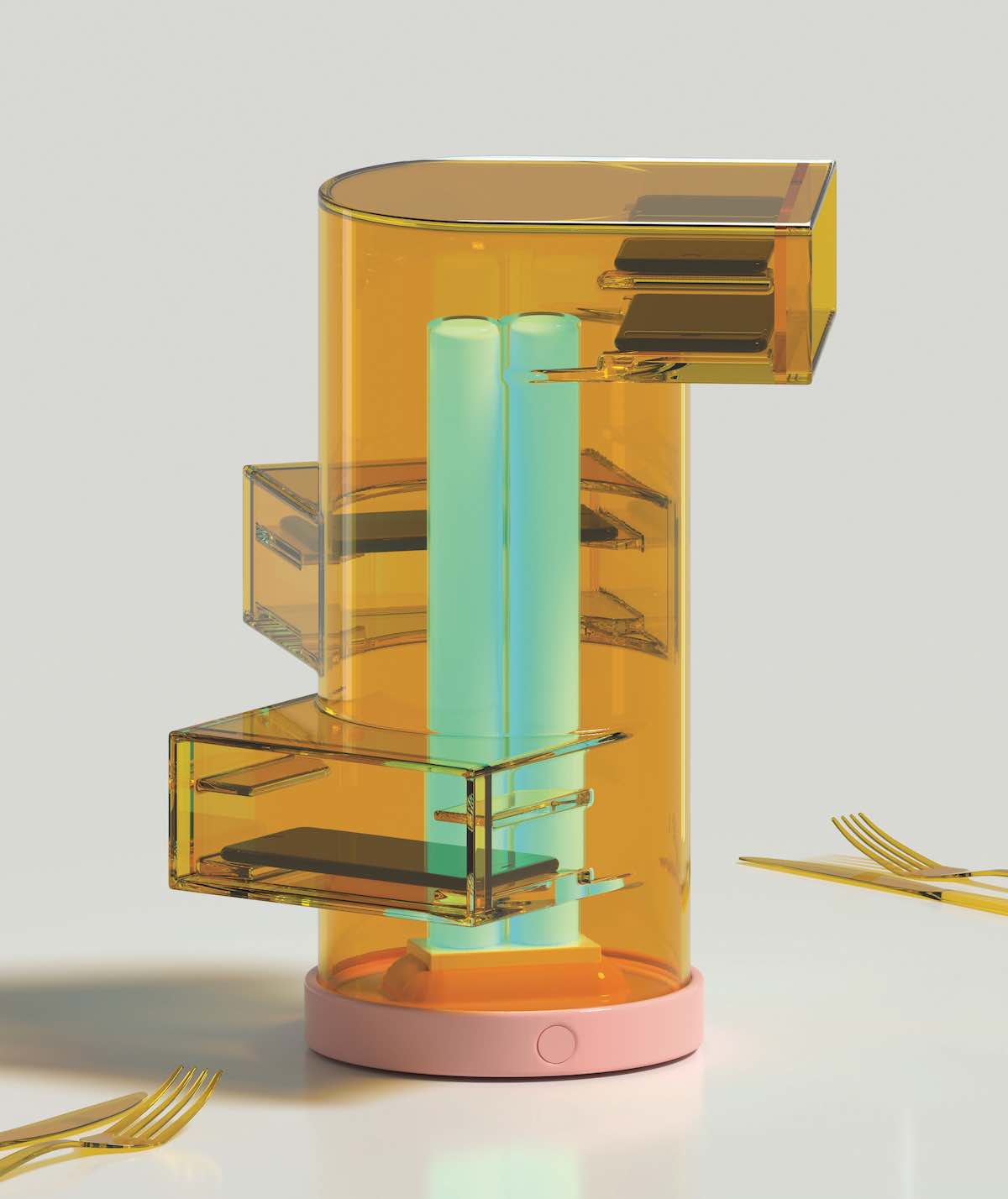 Centerpiece by Conrad Haddaway Twomuch Studio & Inga Ziemele - Courtesy of Bompass & Parr