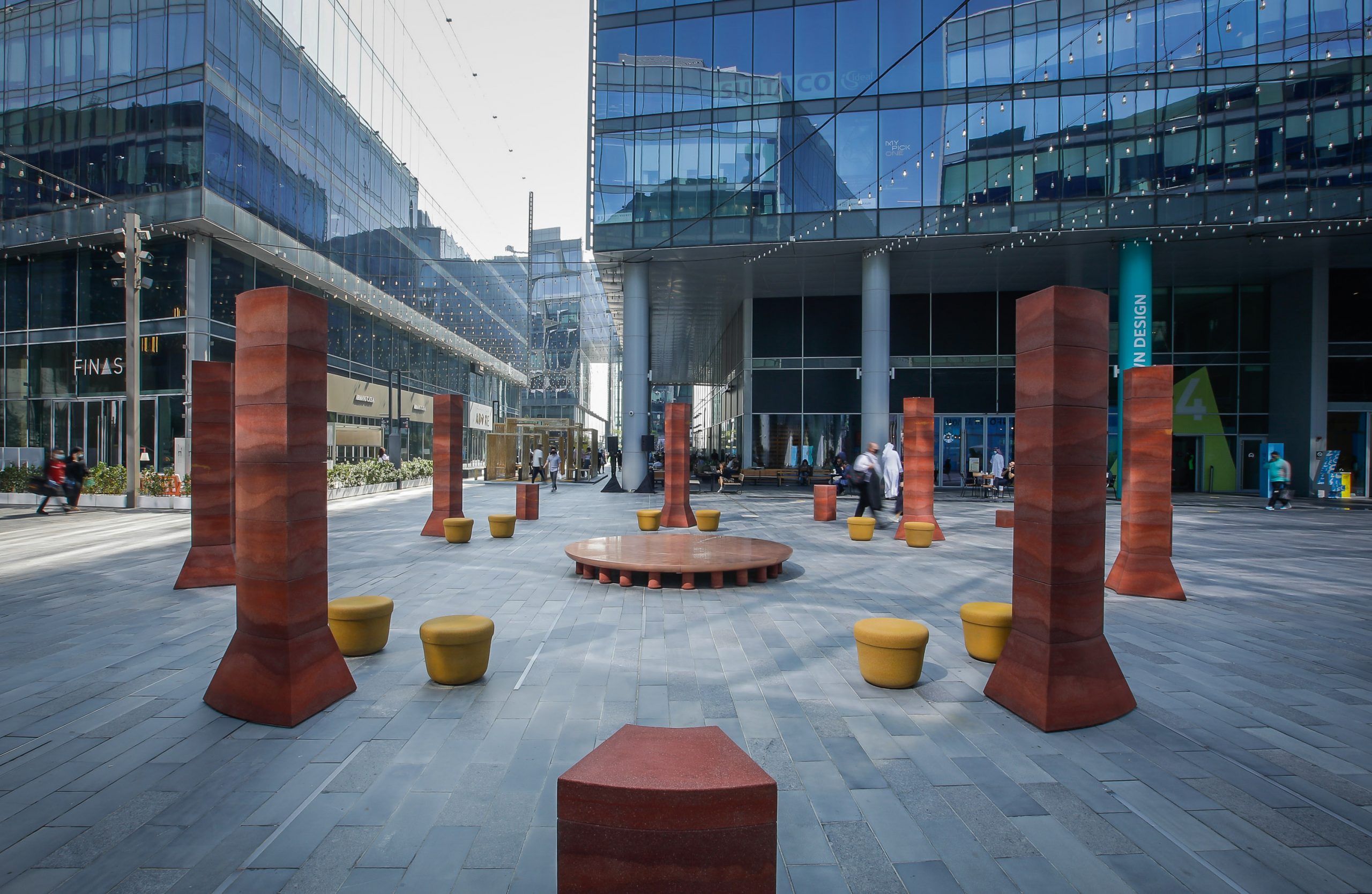 Dubai Design Week 2020 Abwab. FATA MORGANA by Hozan Zangana - Courtesy of Dubai Design Week.