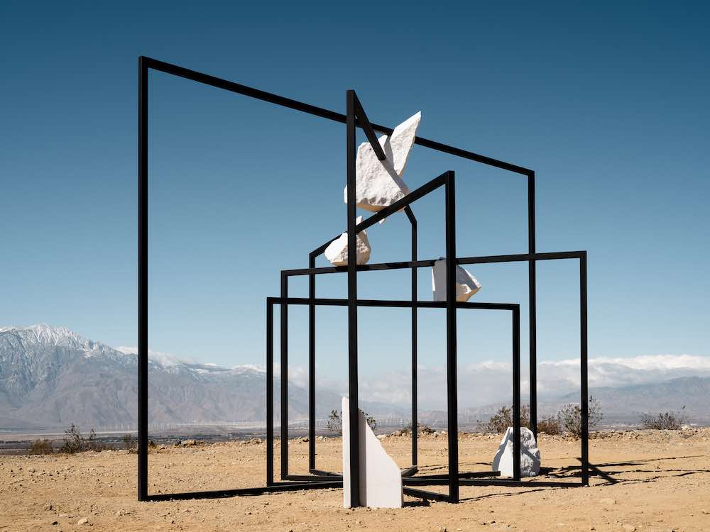 Alicja Kwade @ Desert X 2021 - Photo by Lance Gerber.