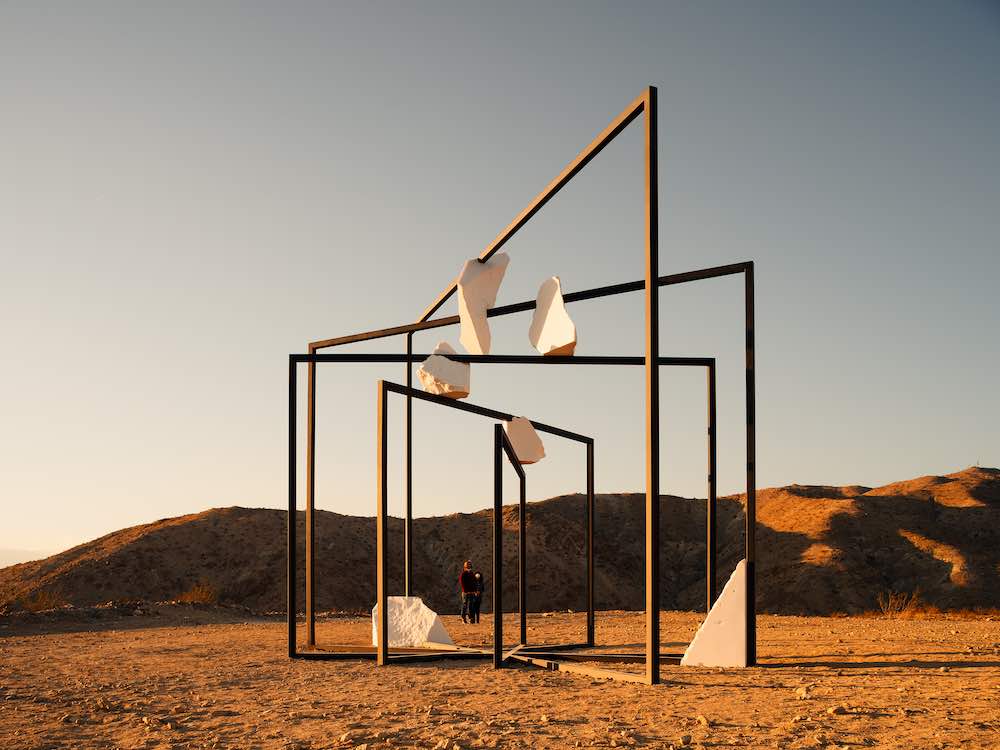 Alicja Kwade @ Desert X 2021 - Photo by Lance Gerber.