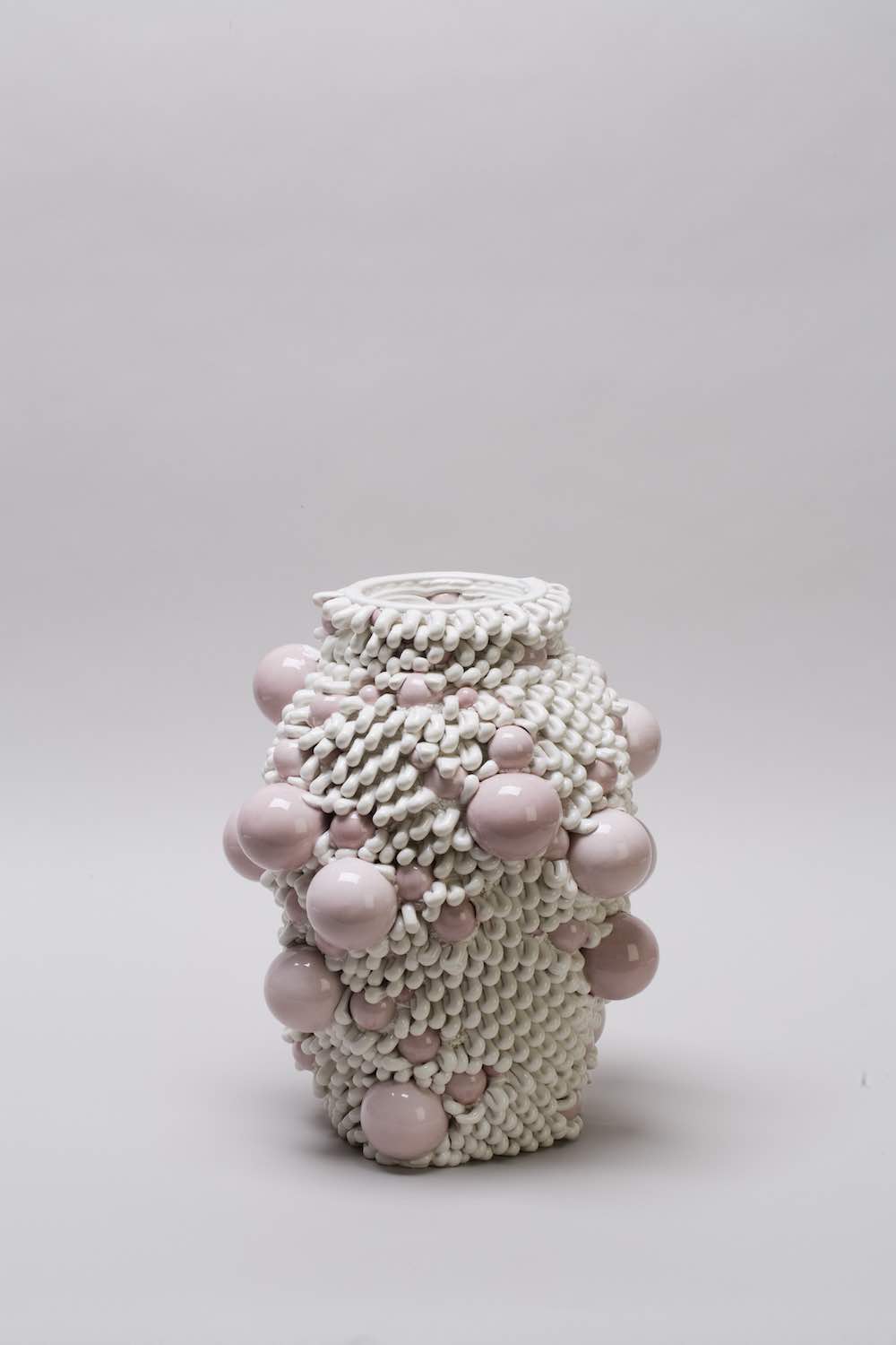 MADEINBRITALY presents Andrea Salvatori: 'Composizione 40100#12', 2019, glazed earthenware - Courtesy of Collect.