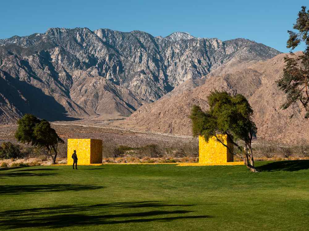 Serge Attukwei Clottey @ Desert X 2021 - Photo by Lance Gerber.