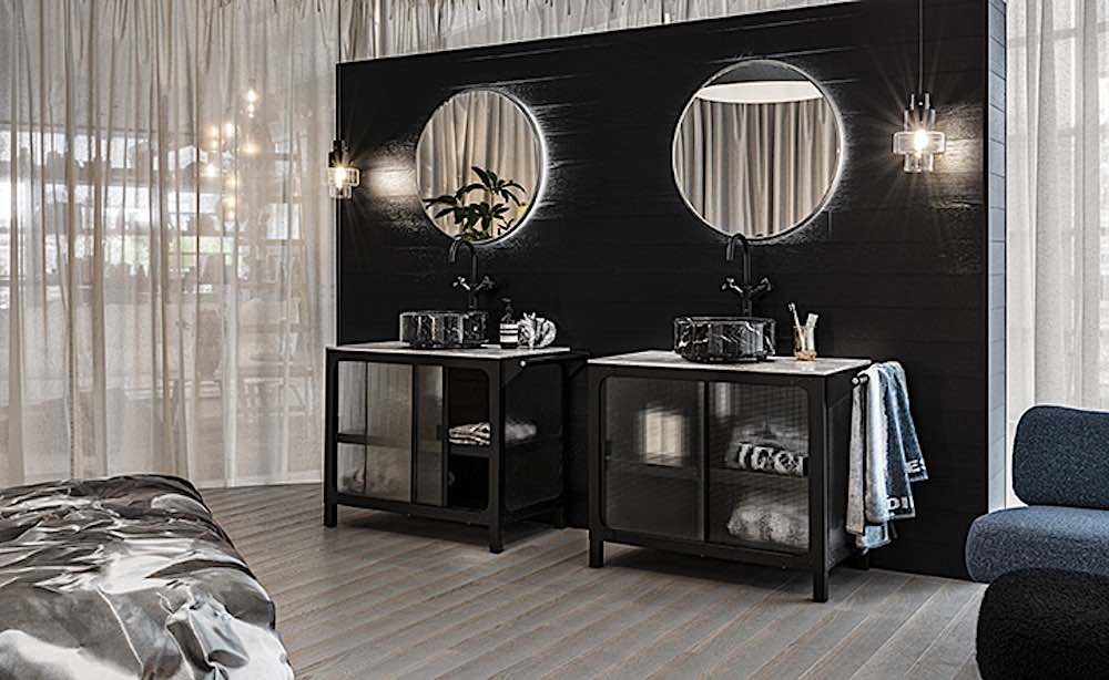 Scavolini x Diesel Living, Misfits Bathroom - Photo by Diesel Living.