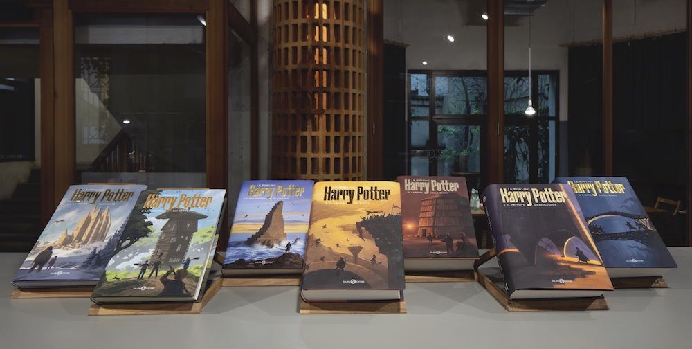 Harry Potter book cover by AMDL Circle for Salani Editore - Photo by Santi Caleca.