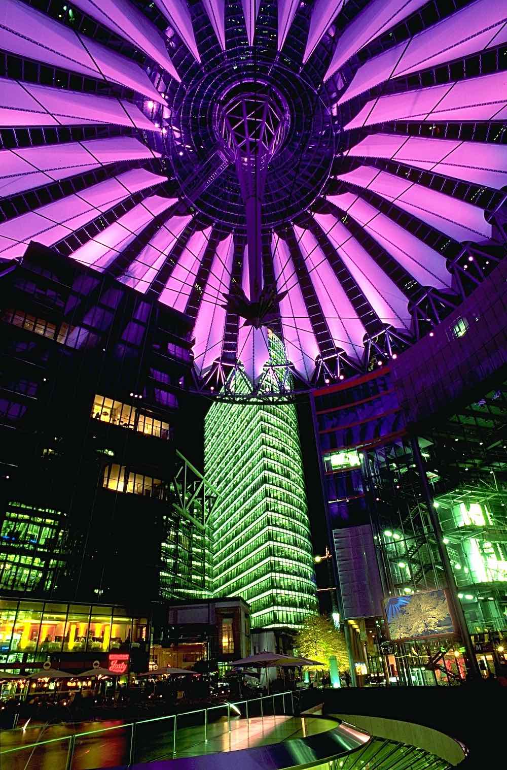 Sony Center by Helmut Jahn in Berlin, 2000 - Photo by Andreas Tille