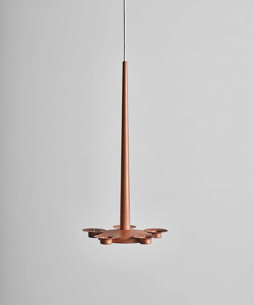 A FLAME FOR RESEARCH - Cu-Cou candleholder by Marcel Wanders studio - Photo by Matteo Imbriani.