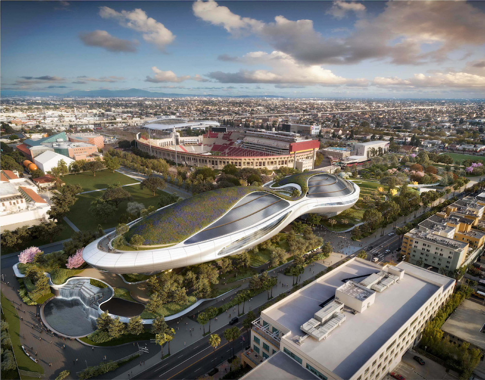 Lucas Museum of Narrative Art by MAD architects in Los Angeles, United States - Image by the Lucas Museum.