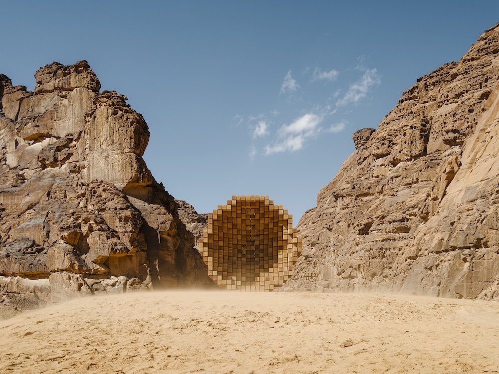 Dana Awartani's installation @ Desert X AlUla 2022, photo by Lance Gerber.