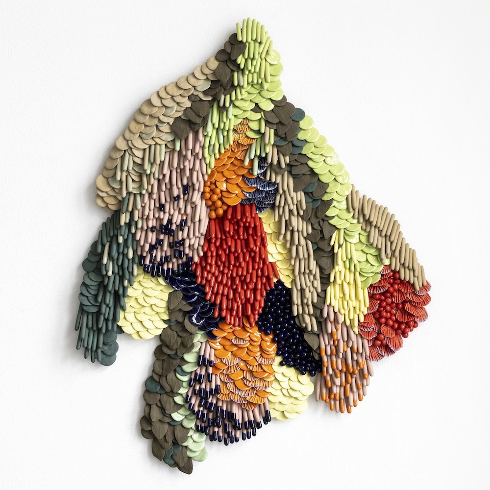 Marianne Huotari ceramic tapestry x Officine Saffi - Courtesy of Collect.