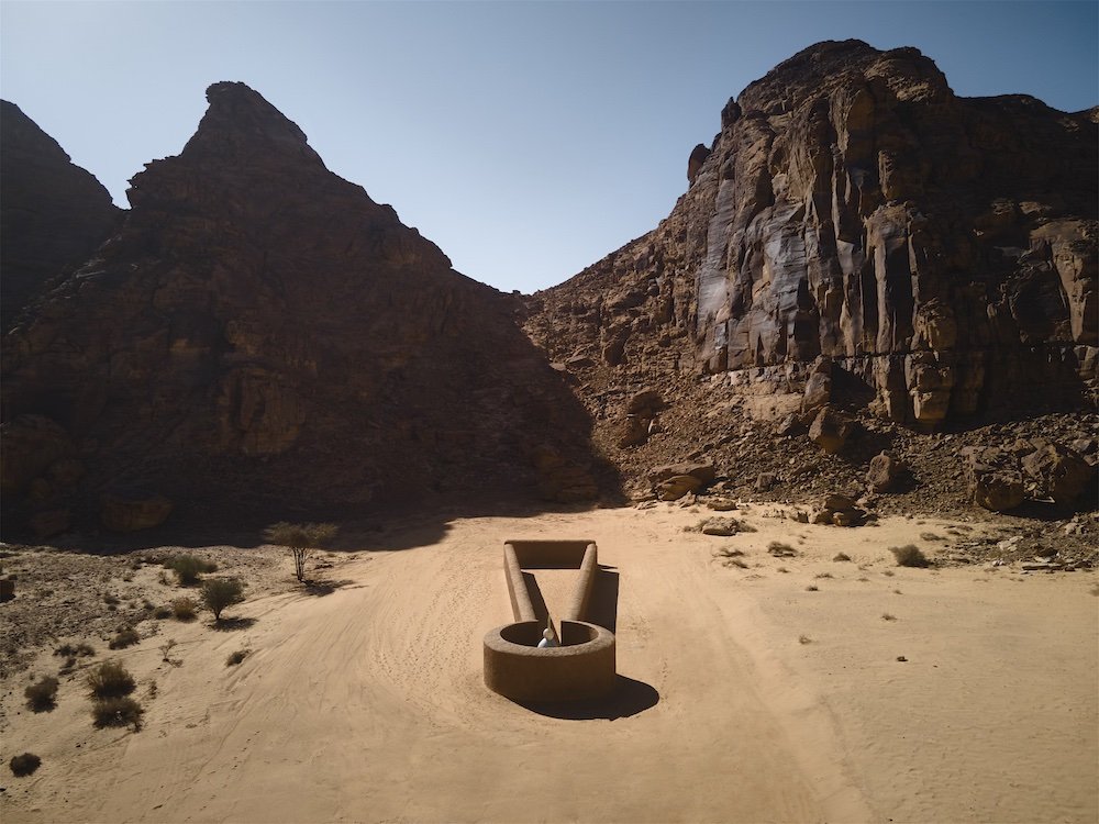 Sultan Bin Fahad's installation @ Desert X AlUla 2022, photo by Lance Gerber.