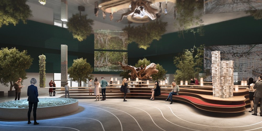 Salone del Mobile.Milano 2022. DESIGN WITH NATURE exhibition by Mario Cucinella - ©MCA Mario Cucinella Architects.