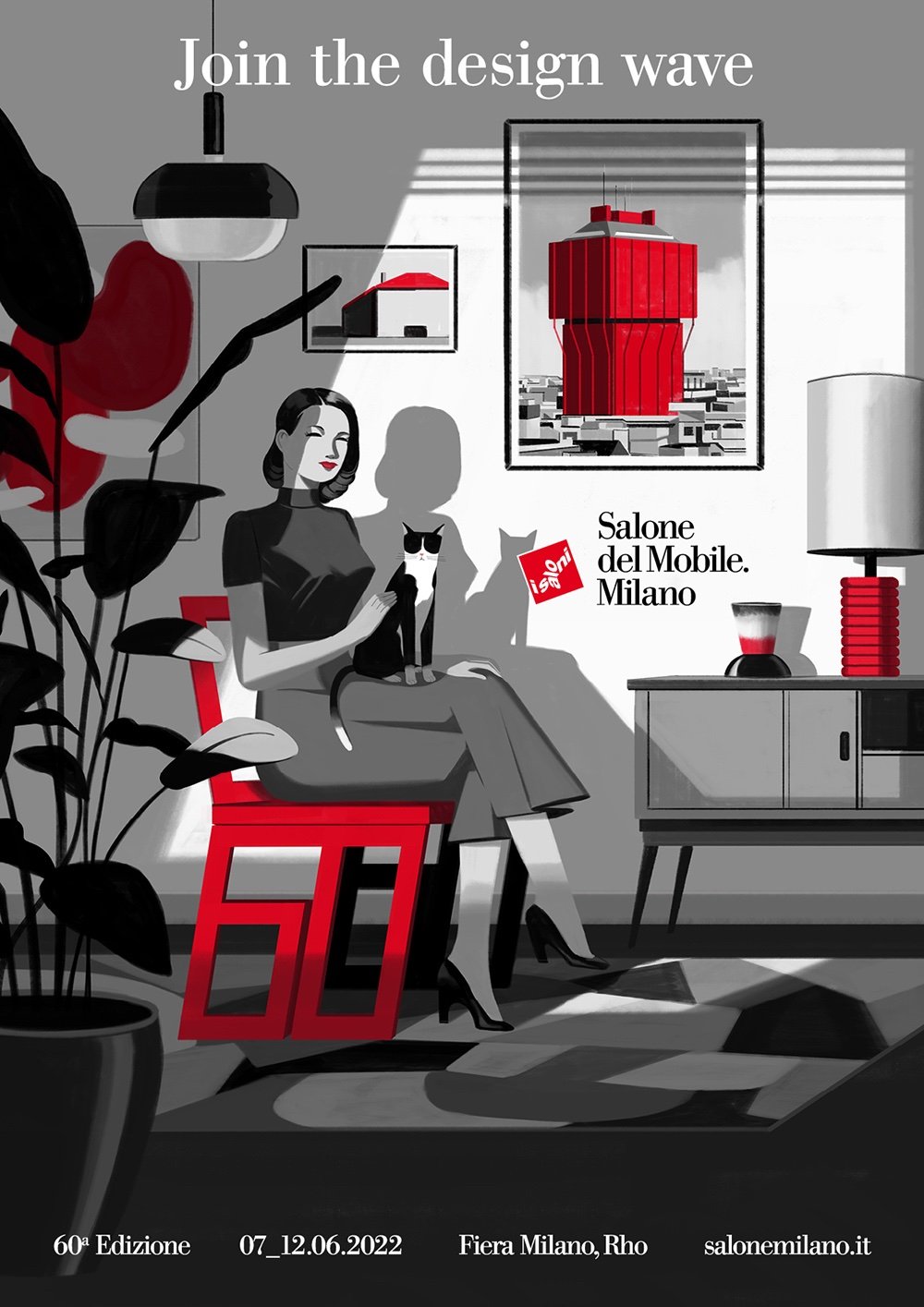 Salone del Mobile.Milano 2022. Illustration by Emiliano Ponzi - ©Salone del Mobile.Milano.